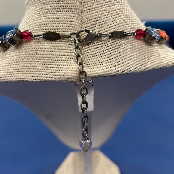 Sabika Vibrant Crystal Necklace - Picture 2 of 2